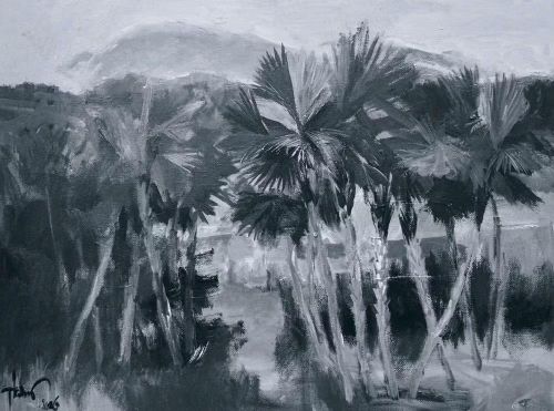 Một vẻ đẹp khác của cọ.