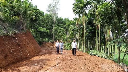 Tuyến ĐX1.Tiên Sơn từ Đường ĐT614 đi dốc Đá Trắng của xã Sơn Cẩm Hà sau khi hoàn thành sẽ có hơn 90 hộ dân được hưởng lợi.