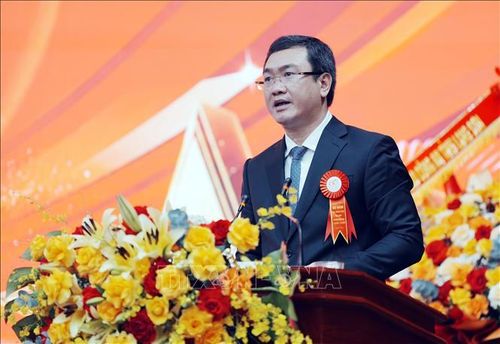 Chủ tịch UBND tỉnh Lạng Sơn Nguyễn Cảnh Toàn phát biểu tại hội nghị.