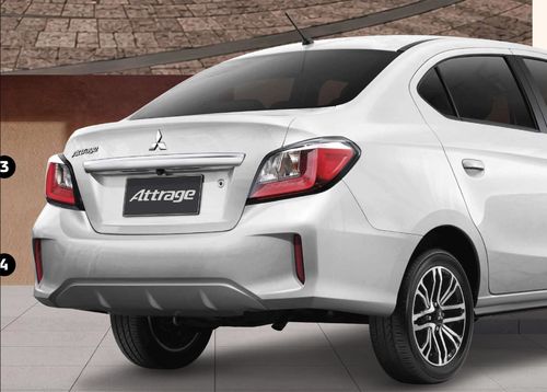 Thiết kế ngoại thất Mitsubishi Attrage mới ra mắt tại Thái Lan. Ảnh: Paultan