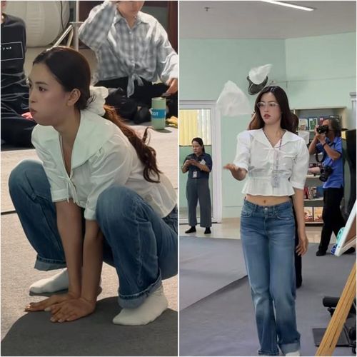 Một số hình ảnh tại lớp học diễn xuất được Tiểu Vy chia sẻ. Ảnh: FBNV