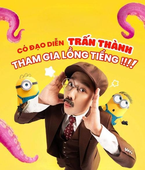 Trấn Thành tham gia lồng tiếng ở phiên bản lồng tiếng Việt Nam. Ảnh: Trấn Thành