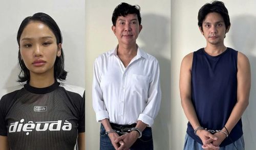  Từ trái qua: Miu Lê, Long Nhật, Sơn Ngọc Minh 
