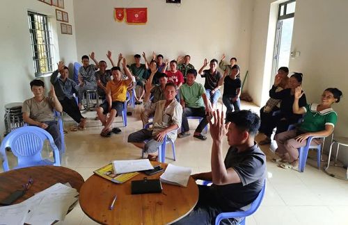 Người dân đồng thuận, nhất trí cao với phương án sắp xếp thôn, tổ dân phố.