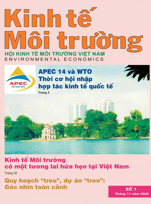  Bìa Tạp chí Kinh tế Môi trường số đầu tiên, tháng 11/2006. 