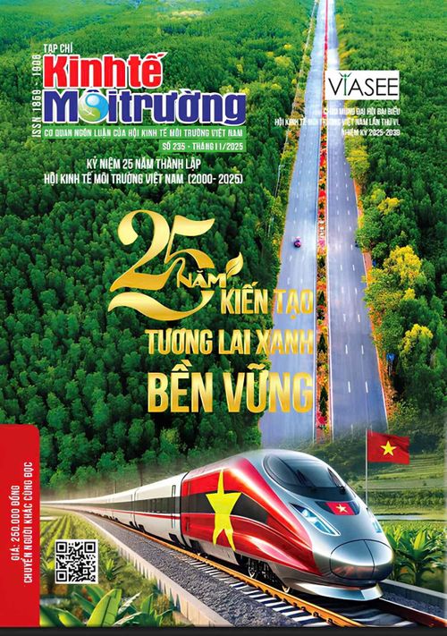  Tạp chí Kinh tế Môi trường số kỷ niệm 25 năm thành lập Hội Kinh tế môi trường Việt Nam. 