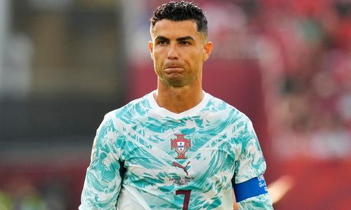 Ronaldo đi tìm bàn thắng đầu tiên ở vòng loại trực tiếp của World Cup. (Ảnh: AP)