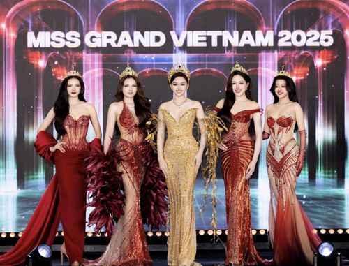 Hoa hậu Yến Nhi và dàn á hậu Miss Grand Vietnam 2025.