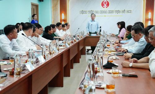 Ông Nguyễn Phước Lộc, Phó Bí thư Thành ủy TP.HCM, phát biểu chỉ đạo. Ảnh: X.M.