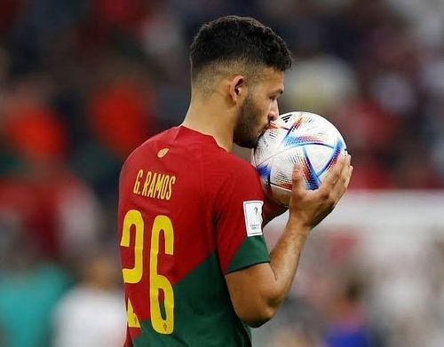 Ramos lập hat-trick trước Thụy Sĩ ở World Cup 2022.