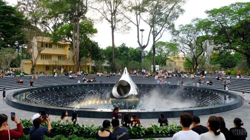 Khu đất rộng hơn 4,4ha tại số 1 Lý Thái Tổ, phường Vườn Lài nay trở thành công viên công cộng phục vụ nhu cầu sinh hoạt của người dân thành phố. (Ảnh: THẾ ANH)