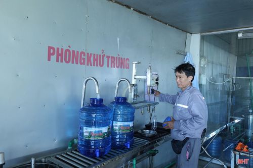 Ông Nguyễn Tông Thái, chủ cơ sở sản xuất nước uống Thiên Cầm.