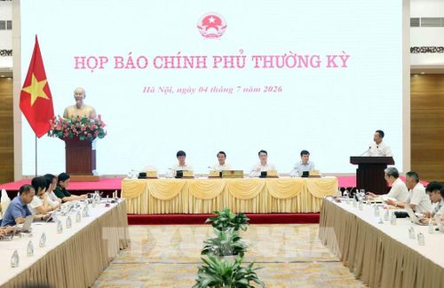 Họp báo Chính phủ thường kỳ tháng 6/2026. Ảnh: An Đăng - TTXVN