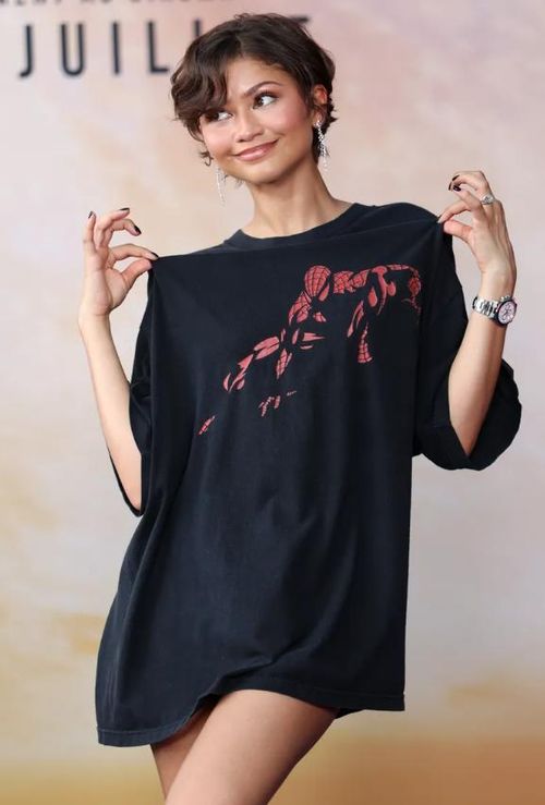 Zendaya tham dự buổi chụp ảnh quảng bá phim Spider-Man: Brand New Day tại Paris. Ảnh: Getty Images
