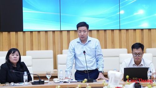 Ông Luân Quốc Hưng - Phó Tổng Giám đốc EVNHCMC phát biểu tại cuộc họp.