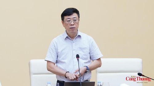 Ông Nguyễn Đức Cường - Cục trưởng Cục Điện lực, Bộ Công Thương phát biểu tại cuộc họp.