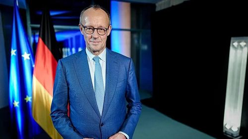 Thủ tướng Đức Friedrich Merz tham dự cuộc họp báo sau cuộc họp hội đồng liên minh chính phủ tại Phủ Thủ tướng, Berlin, Đức, ngày 2/7/2026. Ảnh: Euronews.