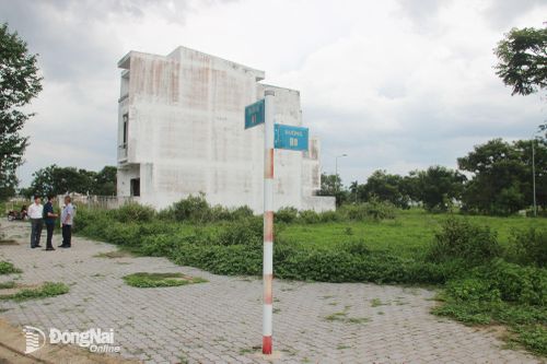 Một dự án khu dân cư tại phường Trảng Bom gặp vướng mắc trong bồi thường.