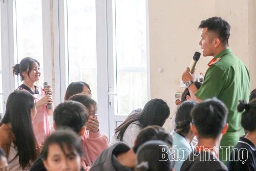 Công an tỉnh đẩy mạnh các hoạt động công tác tuyên truyền về phòng, chống ma túy cho đối tượng thanh, thiếu niên, học sinh.