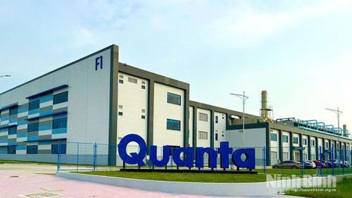 Nhà máy sản xuất máy tính và linh kiện điện tử của Tập đoàn máy tính Quanta tại KCN Mỹ Thuận, tỉnh Ninh Bình. Ảnh: VGP