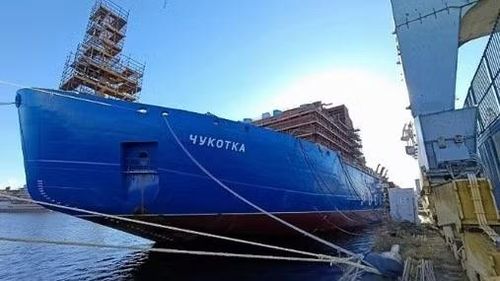 Bộ phận báo chí của Nhà máy đóng tàu Baltic khẳng định tàu phá băng hạt nhân Chukotka đã hoàn thành 88,4% các hạng mục, nó được trang bị hệ thống lò phản ứng, động cơ đẩy điện và khu nhà ở với cabin và khu vực giải trí.