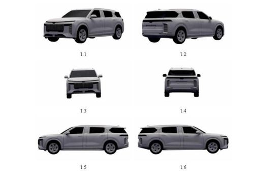 Thiết kế của mẫu SUV mới khá tương đồng dòng sản phẩm hạng sang từ VinFast Lạc Hồng. Ảnh: IP Việt Nam.