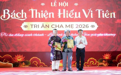 Lãnh đạo UBND phường Hòa Cường gửi thư cảm ơn nhà sử học Lê Văn Lan và đồng thầy Huyền Tích