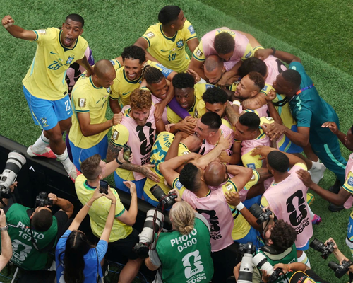 Các cầu thủ Brazil ổn định tâm lý và thi đấu đoàn kết kể từ khi được HLV Ancelotti dẫn dắt. Ảnh: Getty