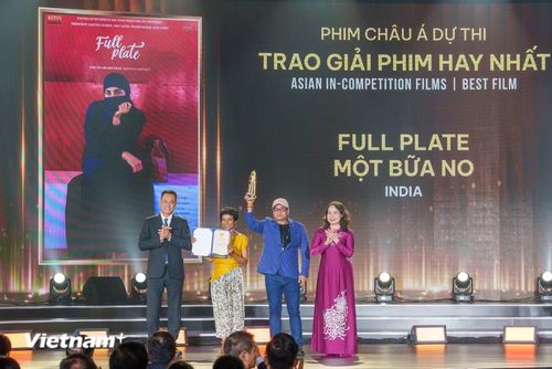 "Một bữa no" (Full Plate) của Ấn Độ đã xuất sắc giành giải Phim châu Á hay nhất. (Ảnh: Thanh Phong/Vietnam+)