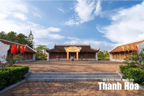 Toàn cảnh Đền thờ Đào Duy Từ.