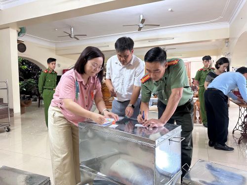 CBCS Phòng An ninh chính trị nội bộ đảm bảo an toàn kỳ thi tốt nghiệp THPT.