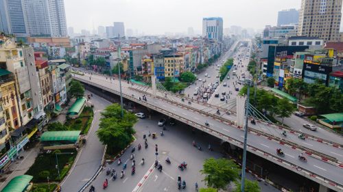 Một góc Thủ đô nhìn từ trên cao. Ảnh: Phương Ngân.