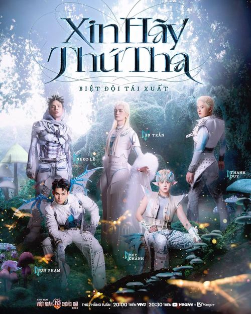 Biệt Đội Tái Xuất gồm các "Anh Tài" K24 "vô lại" K26: Jun Phạm, Duy Khánh, Thanh Duy, BB Trần, Neko Lê.