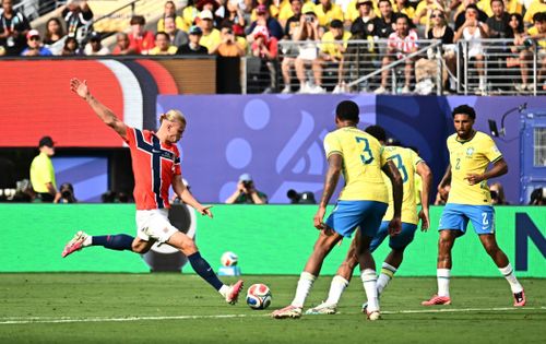  Haaland ghi bàn quyết định, chấm dứt hành trình của Brazil. 