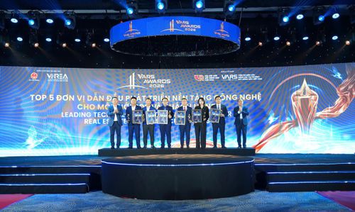 Top 5 đơn vị dẫn đầu phát triển nền tảng công nghệ cho môi giới bất động sản và khách hàng. Ảnh: BTC
