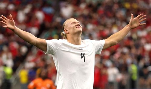 Haaland tỏa sáng ngay trong kỳ World Cup đầu tiên của mình. Ảnh: AFP/TTXVN