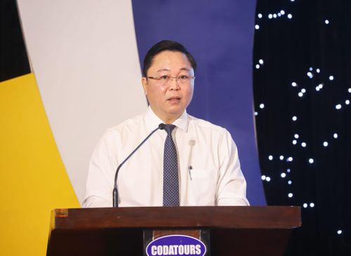 Chủ tịch Ủy ban MTTQ Việt Nam thành phố Lê Trí Thanh phát biểu kết luận. Ảnh: NGỌC PHÚ