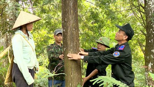  Người dân xã Hạnh Phúc được tuyên truyền về giá trị của rừng. 