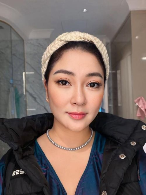 Diện mạo hiện tại ở tuổi trung niên của Hoa hậu Nguyễn Thị Huyền.