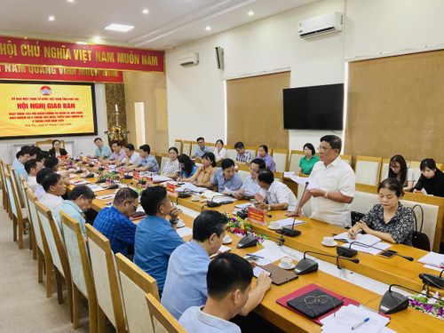 Nhiều cách làm hay, sáng tạo trong hoạt động của các cấp Hội được hội nghị ghi nhận trong 6 tháng qua. Ảnh: Tùng Duy.