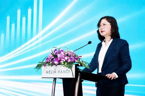 Chủ tịch UBCKNN Vũ Thị Chân Phương phát biểu tại hội nghị - Ảnh: VGP