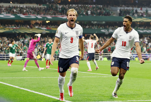 Harry Kane đóng góp quan trọng vào tấm vé đi tiếp của đội tuyển Anh tại World Cup 2026. Ảnh: Bloomberg