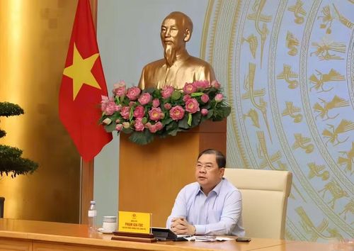 Phó Thủ tướng Thường trực Chính phủ Phạm Gia Túc, Trưởng Ban Chỉ đạo 389 quốc gia chủ trì hội nghị