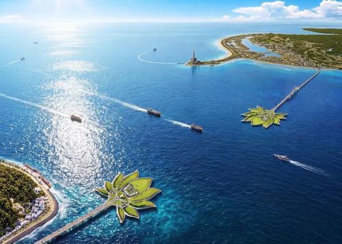 Tuyến đường vượt biển Cần Giờ - Vũng Tàu vừa được khởi công, khi hình thành phá thế ngăn cách Cần Giờ - Vũng Tàu, khép vòng hạ tầng TPHCM và biến vùng đất mới - đô thị Vinhomes Green Paradise thành trung tâm mới của khu vực.