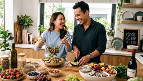 Cải thiện đời sống tình dục qua chế độ dinh dưỡng. (Ảnh minh họa AI)