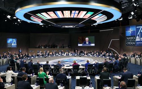 Toàn cảnh một Hội nghị thượng đỉnh của NATO tại Washington, DC (Mỹ). Ảnh: Anadolu Agency/TTXVN