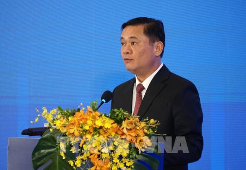 Phó Trưởng ban thường trực Ban Chính sách, Chiến lược Trung ương Thái Thanh Quý phát biểu tại buổi lễ. Ảnh: Quốc Dũng - TTXVN