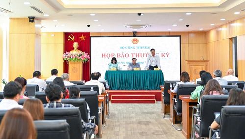 Quang cảnh họp báo quý II năm 2026 do Bộ Công Thương tổ chức. Ảnh: Bộ Công Thương