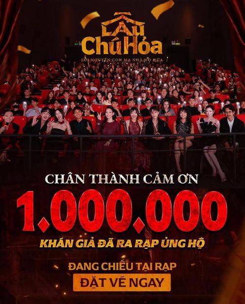 Lầu Chú Hỏa chính thức cán mốc hơn 1 triệu vé bán ra. Ảnh: NSX
