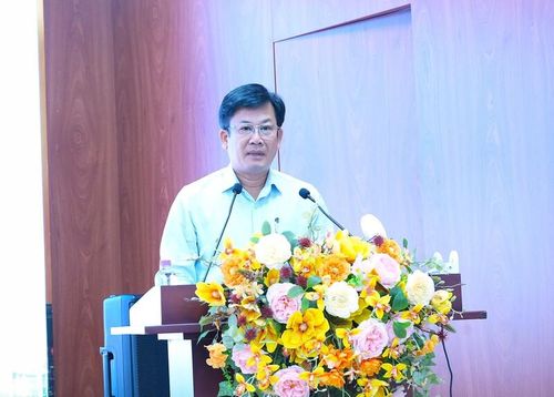 Ông Cao Thanh Thương, Giám đốc Sở Nông nghiệp và Môi trường tỉnh Gia Lai phát biểu. Ảnh: SAV